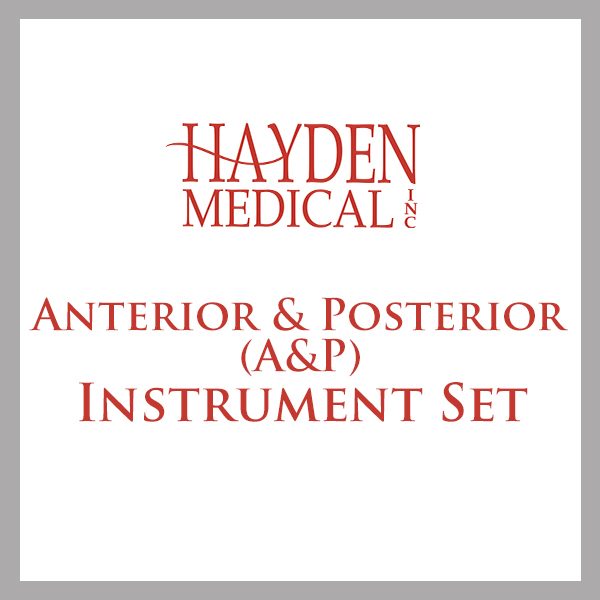 Anterior & Posterior (A&P) Surgery Instrument Set