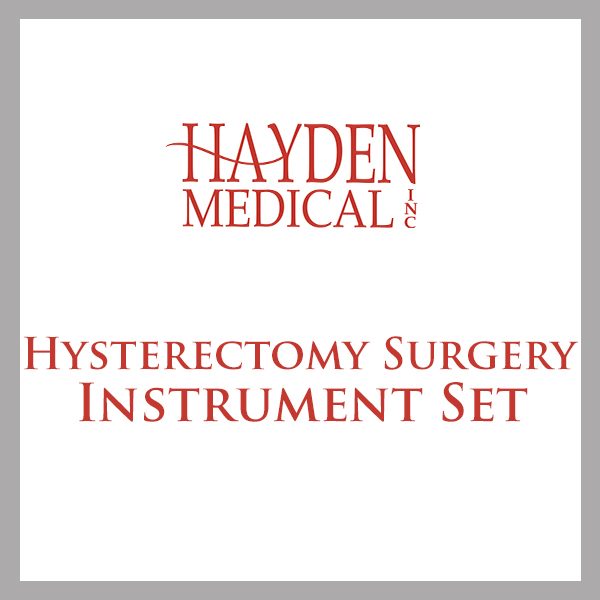 Hysterectomy surgical set