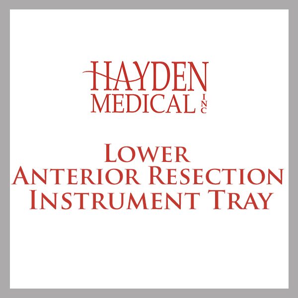 Lower Anterior Resection instrument tray