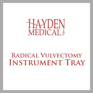 Radical Vulvectomy Instrument Tray