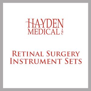 Retinal Surgery Instrument Set