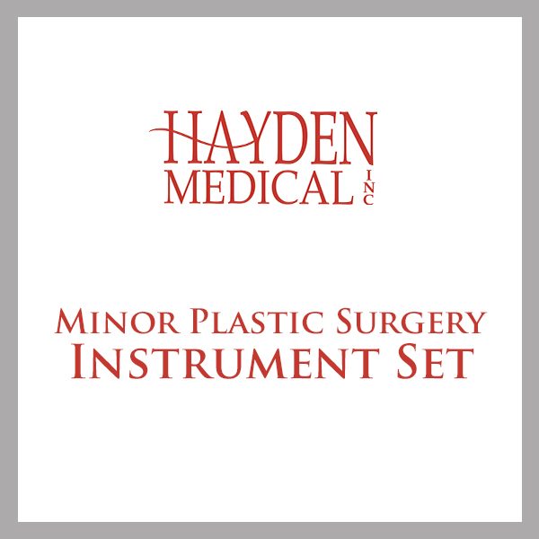 Minor Plastic Surgery Instrument Set