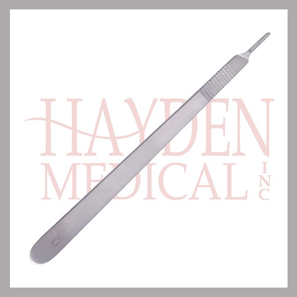 Scalpel Handle #3 Long - for blade sizes #10-15, Extra Fine 8" (20cm)