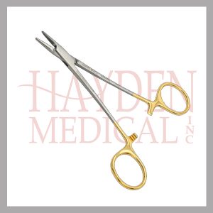 520-095 Plastic and Reconstructive PAR Needle Holder 5 (12.7cm), serrated jaws, delicate, tungsten carbide